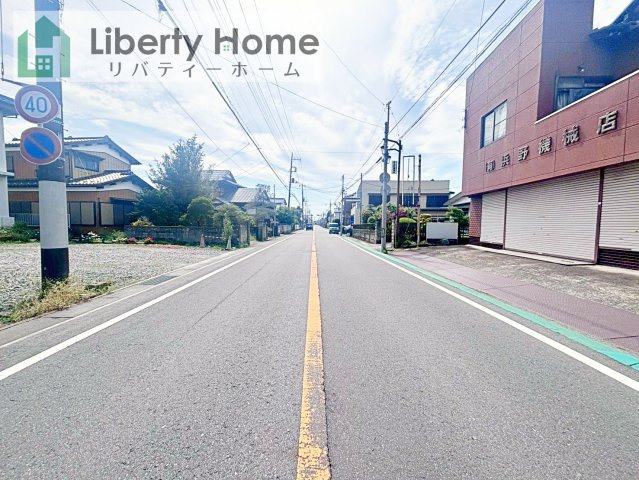 取手市宮和田　中古戸建の前面道路含む現地写真