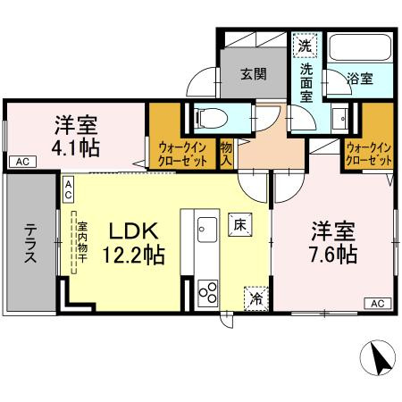 武蔵野市吉祥寺本町３丁目のアパートの間取り