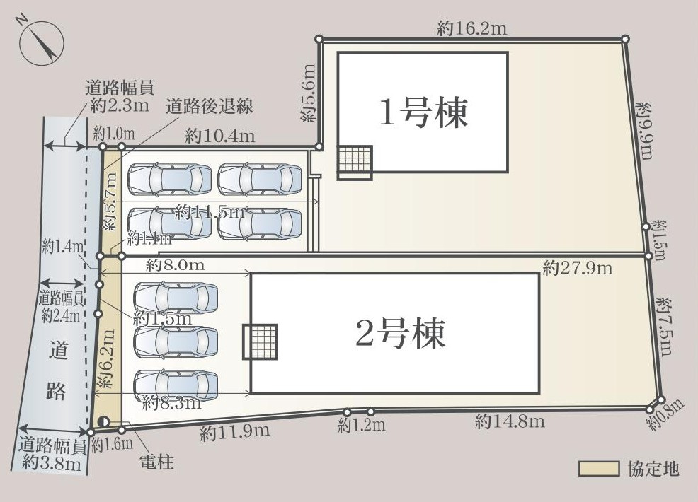 阿久比町宮津下屋郷20番5の一部『仲介手数料無料』新築戸建ての区画図