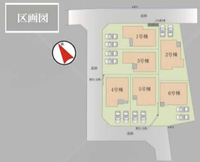 【区画図】 | KIS久喜市野久喜　LIGARE　新築戸建　全6棟　1号棟
