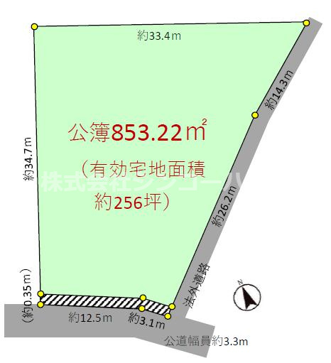 【土地図】 | 加須市水深　住宅用地③