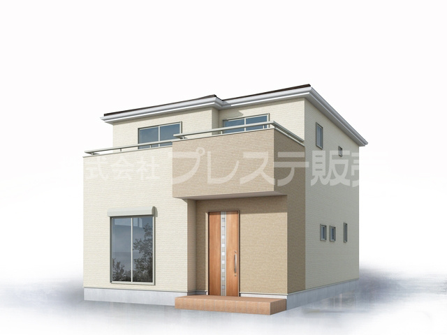 奈良市平松４丁目の新築一戸建 全７区画の完成予想図|６号地建物完成イメージ／ご内覧いただけるモデルハウスもあります♪※現地に係員は常駐しておりません。