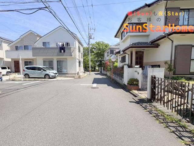 【※サンスターホーム限定物件】八王子市山田町　売地　駅徒歩11分の前面道路含む現地写真