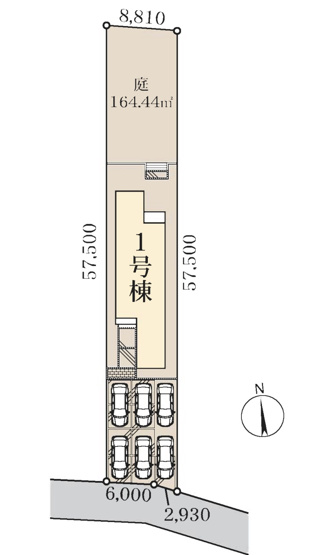 【区画図】 | 寄居町赤浜第2　LiveleGarden.s　新築戸建　全1棟　1号棟