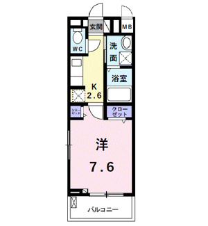 【間取り】 | ユウパレス和泉中央