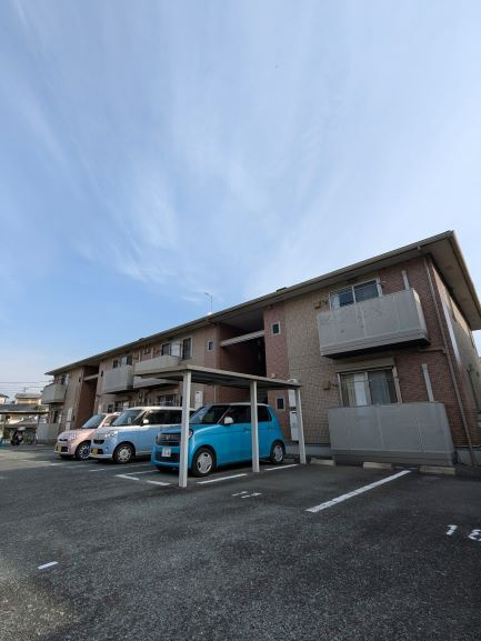 熊本市西区花園６丁目のアパートの外観