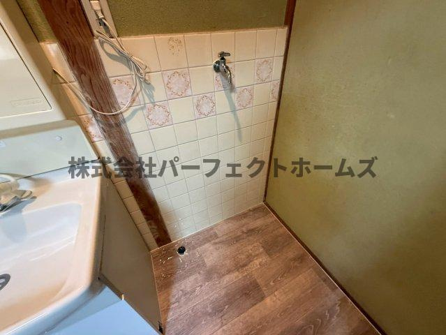 高野道1丁目戸建　賃貸の設備|洗濯機置場です