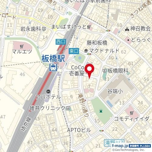 ルジェンテ板橋の地図