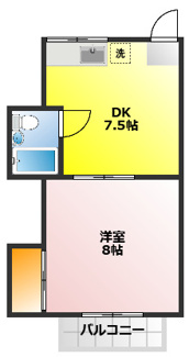 【間取り】 | コーポサンロード