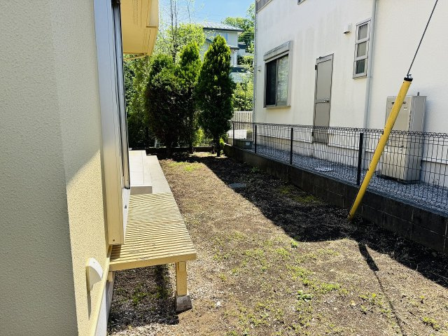 八王子市　城山手　中古戸建ての庭|～南側にお庭がございます～