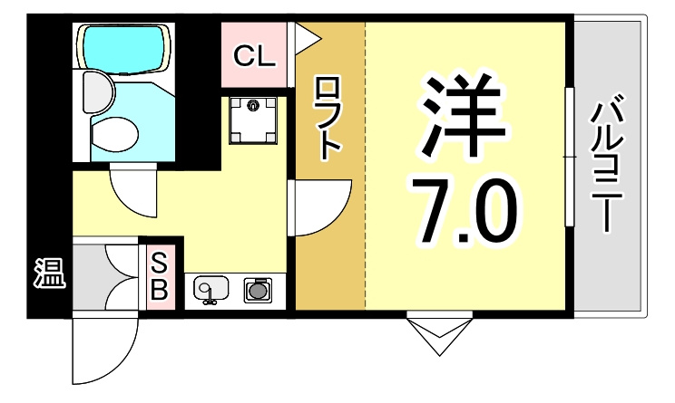 キャンパス須磨離宮の間取り