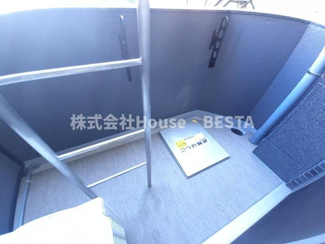 レシオス神戸元町のバルコニー