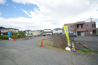 【外観】 | 【仲介手数料無料！！】日野市日野台2丁目　新築戸建て（全3棟）1号棟　5099万円 | 令和８年５月３日撮影　建築中