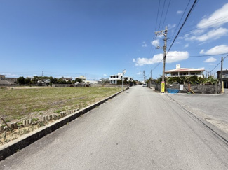【前面道路含む現地写真】 | 糸満市喜屋武（全2区画）1号地 | ※東側公道5.8m♪