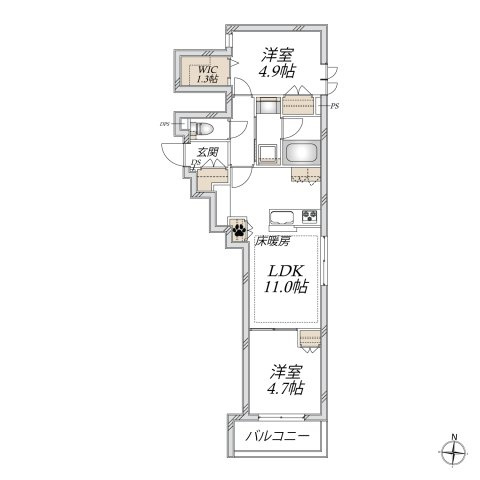 Ｌｅａ　Ｍａｉｓｏｎ　レアメゾンの間取り|★ペットスペースあり★