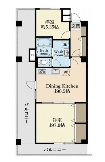 【間取り】 | 日榮ハイム諏訪坂