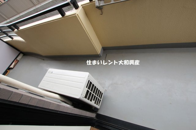 グローリーヒルズⅡのバルコニー