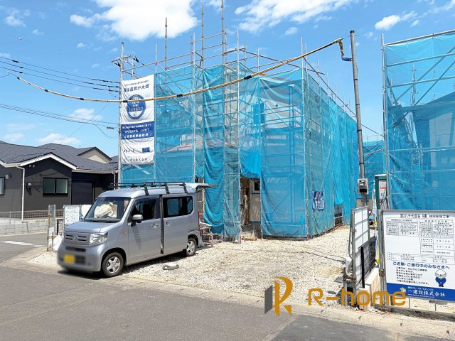 第2八千代町菅谷　新築戸建て　2号棟の外観|ご予約を頂ければ、『平日』はもちろん『早朝』や『夜間』もご見学可能です♪お気軽にお申し付けください♪
