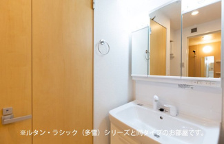 【洗面所】 | Ｔ´ｓハウスⅡ | コンパクトで使いやすい洗面所