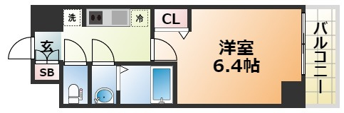 プレサンス神戸キュリオの間取り