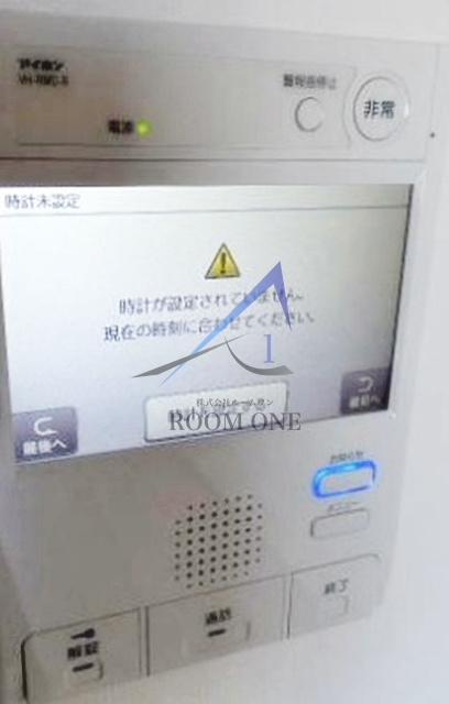 ライジングプレイス堀切のセキュリティ|モニター付きインターホンです。