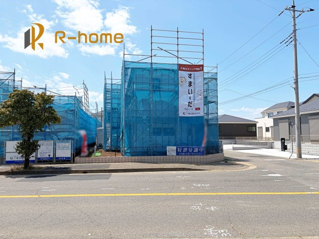 第2八千代町菅谷　新築戸建て　3号棟の外観|ご予約を頂ければ、『平日』はもちろん『早朝』や『夜間』もご見学可能です♪お気軽にお申し付けください♪