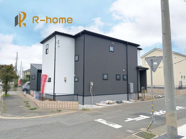 第2八千代町菅谷　新築戸建て　3号棟の外観|ご予約を頂ければ、『平日』はもちろん『早朝』や『夜間』もご見学可能です♪お気軽にお申し付けください♪