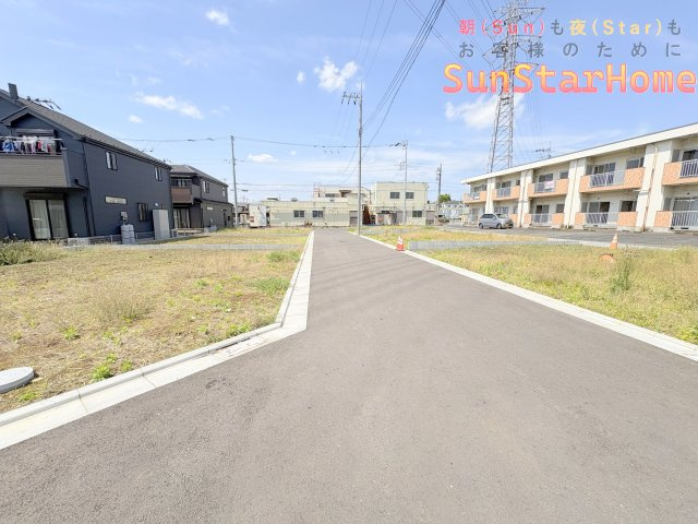 【サンスターホーム】武蔵村山市岸1丁目　⑤区画の前面道路含む現地写真