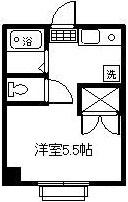府中市紅葉丘３丁目の賃貸マンションの間取り