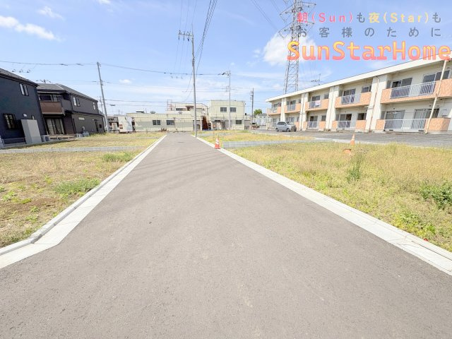 【サンスターホーム】武蔵村山市岸1丁目　④区画の前面道路含む現地写真