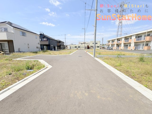 【サンスターホーム】武蔵村山市岸1丁目　④区画の前面道路含む現地写真