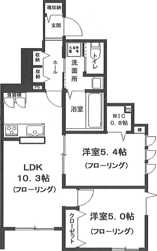 ＣＡＳＡ ＩＺＵＭＩ の間取り|間取りです。