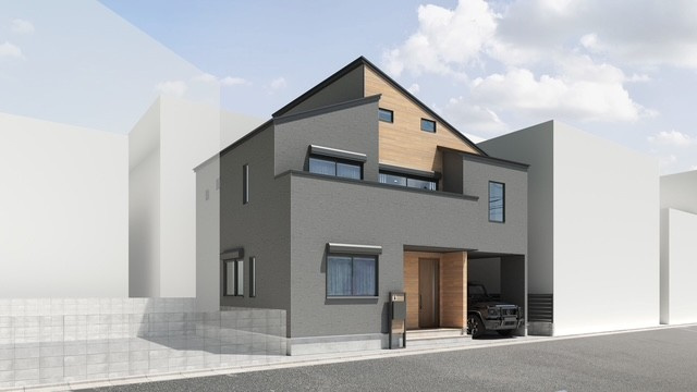練馬区貫井1丁目　駅チカ×充実環境　建築条件付き売地　限定1区画の外観パース