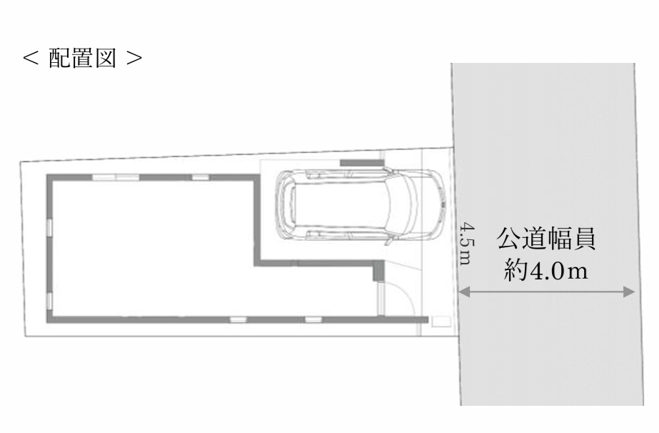 市川市新田３丁目の区画図