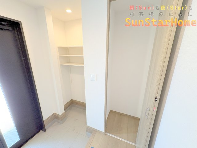 【サンスターホーム】青梅市新町5丁目　新築F号棟の収納