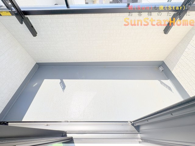 【サンスターホーム】青梅市新町5丁目　新築C号棟のバルコニー