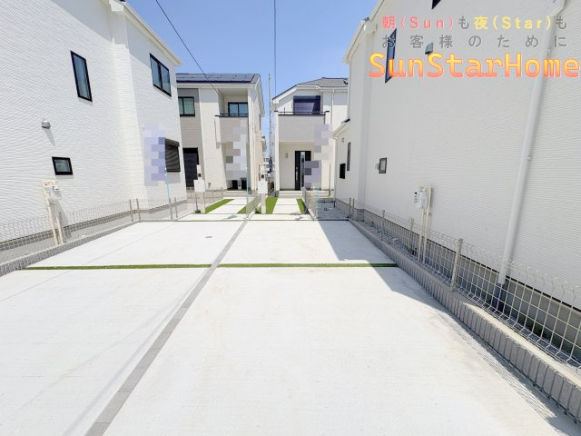 【サンスターホーム】青梅市新町5丁目　新築C号棟の駐車場