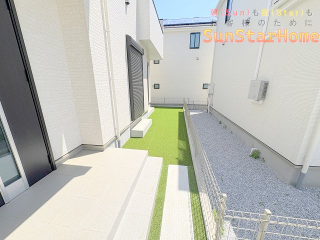 【サンスターホーム】青梅市新町5丁目　新築C号棟の庭