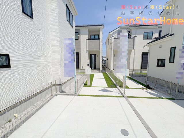 【サンスターホーム】青梅市新町5丁目　新築B号棟の駐車場