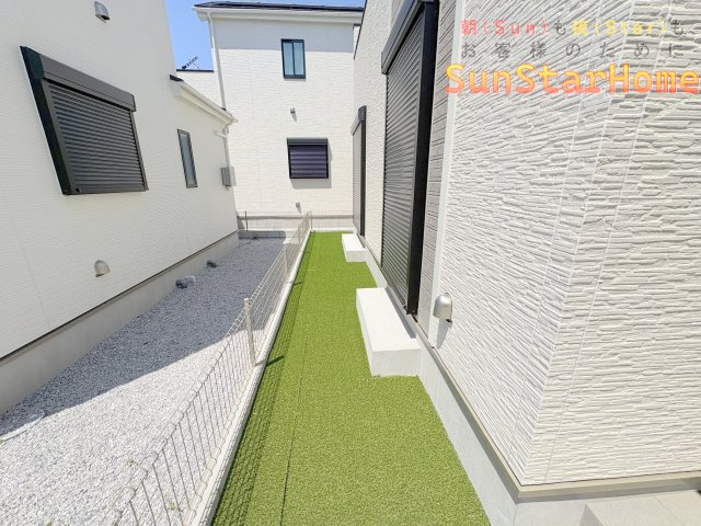 【サンスターホーム】青梅市新町5丁目　新築B号棟の庭