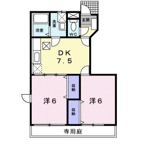 サンクレスト東野の間取り