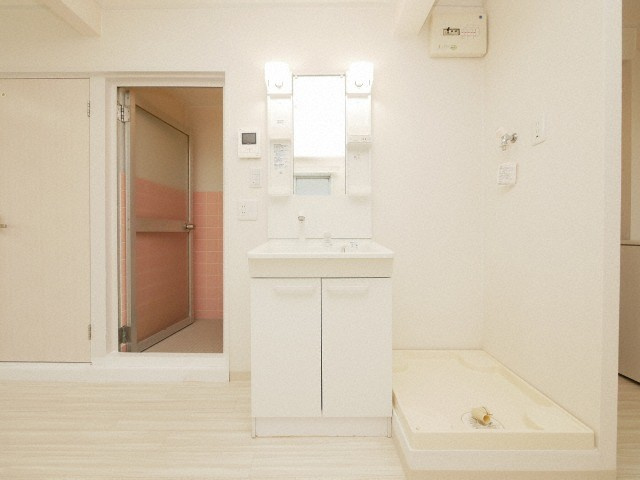 大阪市西成区岸里東２丁目の賃貸マンションの洗面所