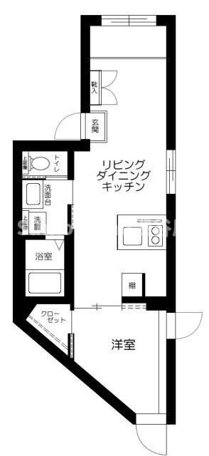 グランメゾン目黒の間取り