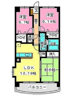 グランドゥール古祇園【キャッシュバック対象物件】の間取り
