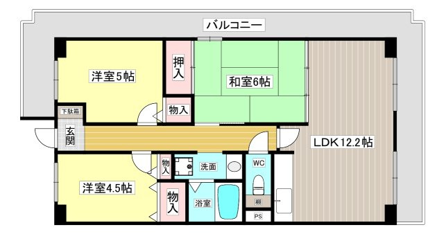 【間取り】 | グレンツェント甲東園