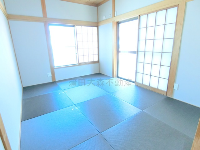 西蒲田3丁目戸建の寝室|2階北側の和室6帖