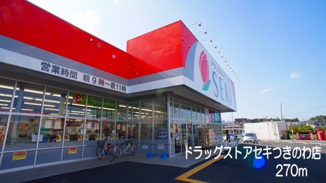プロムナードつきのわの周辺|ドラッグストアセキ　つきのわ店まで270m