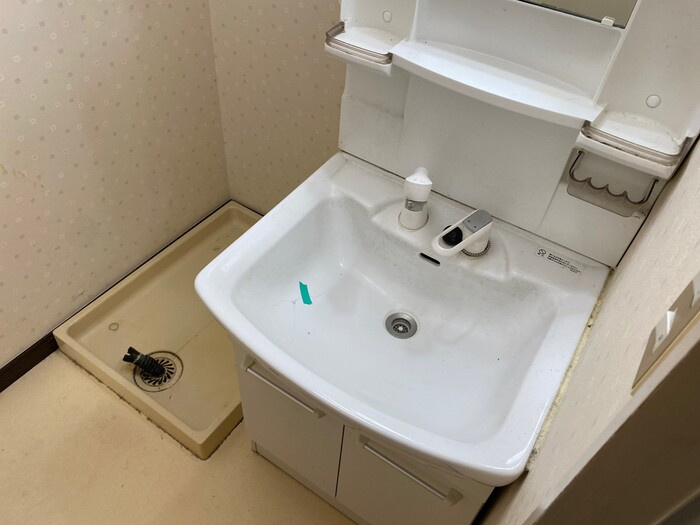 豊田マンションの洗面所