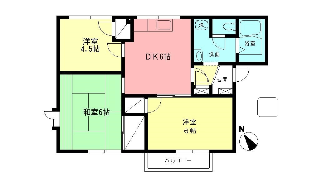 サンヴィレッジⅠの間取り