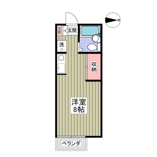 オゼットワールAの間取り